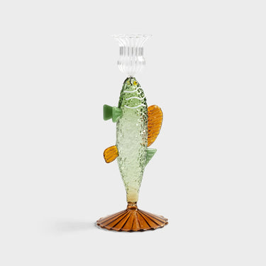 Glas lysestager