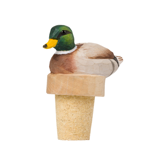 Weinflaschenverschluss „Graue Ente“ – Bottle Stopper Mallard von Wildlife Garden