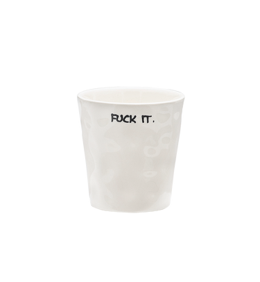 Fuck It kop i keramik