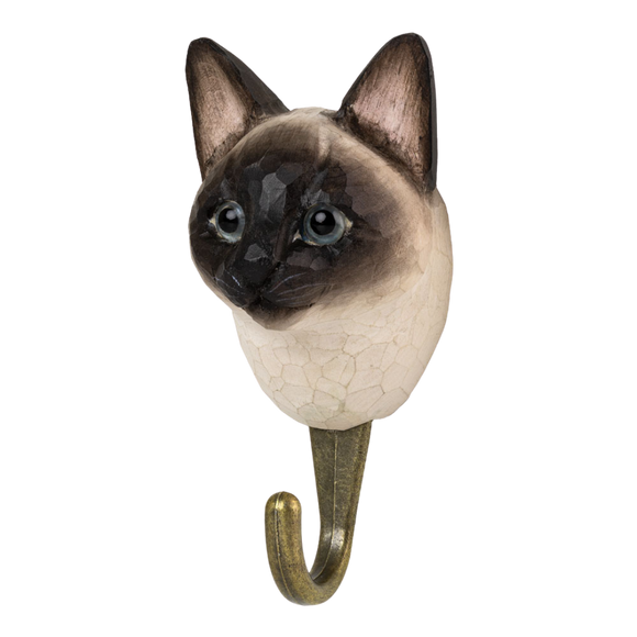 Katzenhaken „Siamese Cat“ – Hook Siamese Cat von Wildlife Garden
