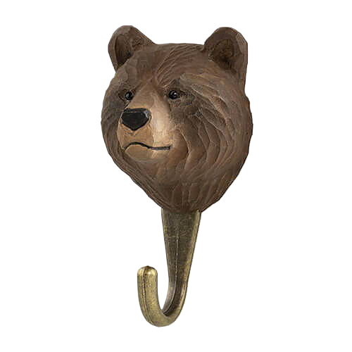 Braunbären-Kleiderhaken – Hook Brown Bear von Wildlife Garden