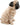 Mops stor hunde vase set fra en anden vinkel