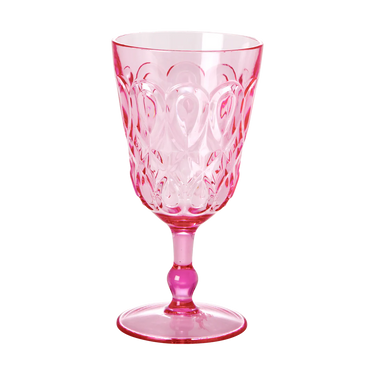 Akryl Vinglas - Pink fra Rice