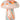 AU Maison Pilzlampe Orange/Weiß/Blau -Glas - 17xø15 cm