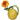 Citron vase vist i boligindretning