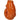 Orange fiske vase set fra en anden vinkel