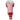 Pink støvle vase med læber detalje nærbillede