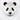 Panda -Wandvase