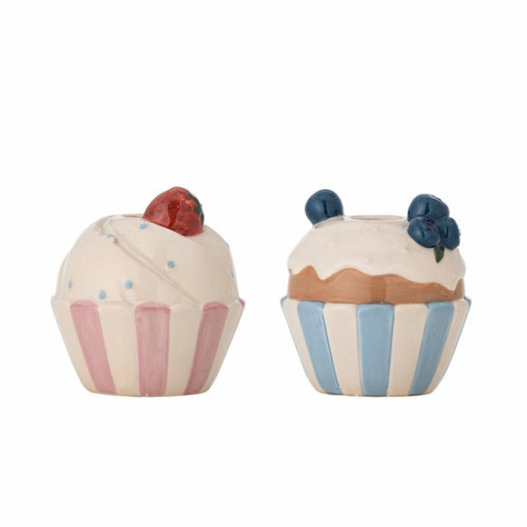 Muffins lysestager - sæt med 2 stk. fra Bloomingville