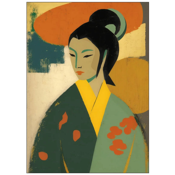 Geisha plakat - 70 x 100 - (1126)
