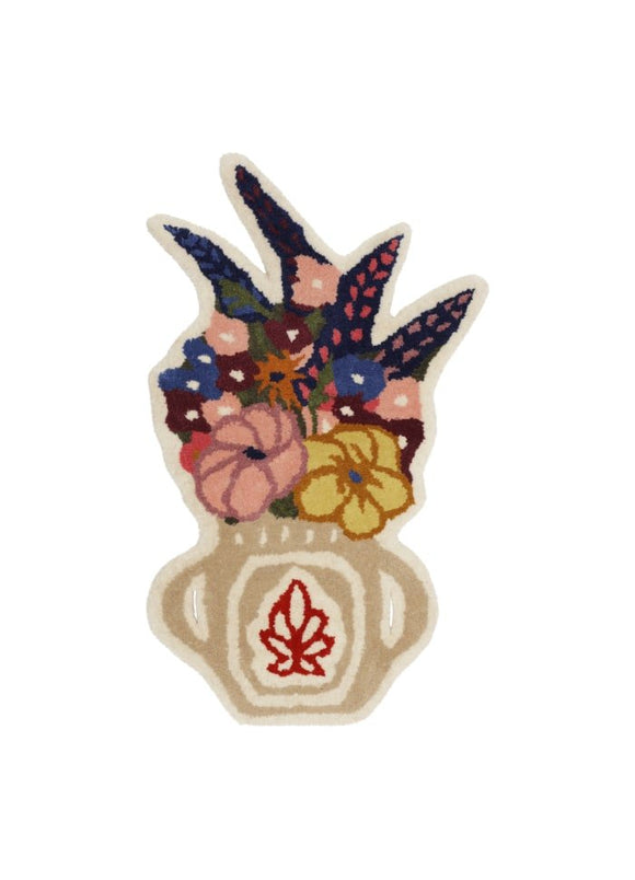 Der schönste Teppich mit Blumenmuster!