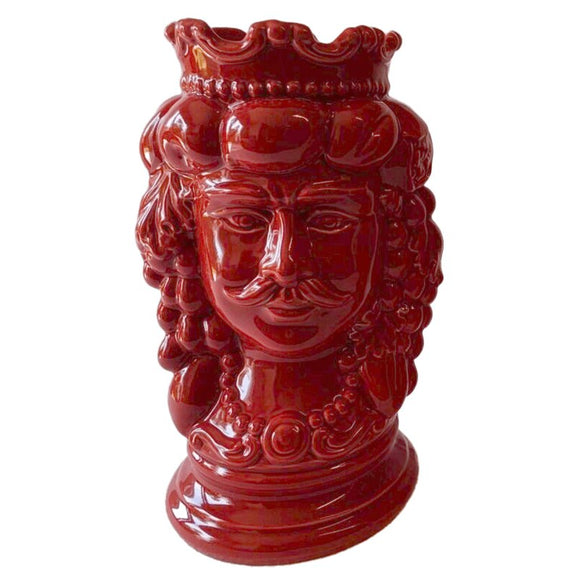 Testa Di Moro Vase – roter Mann