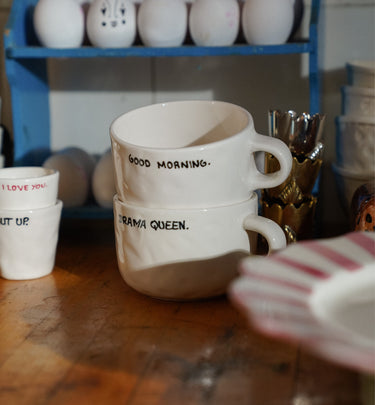 Drama Queen kop i keramik – Anna + Nina