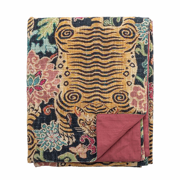 Lester plaid i bomuld, tiger fra Creative Collection