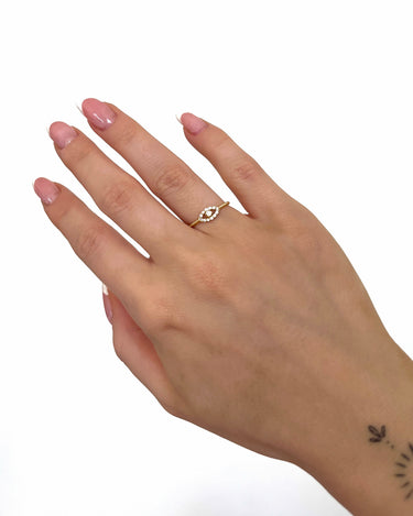 Ege ring set fra en anden vinkel