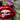Lippen mit Zigarette