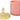 Aufbewahrungsglas mit Deckel - Pink & Gelb