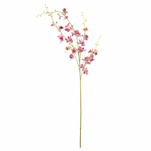 Orkide i rosa - kunstig stilk fra Bloomingville - kunstig blomst til dekoration