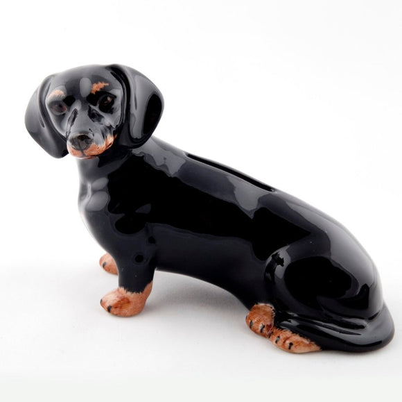 Gravhund sparegris fra Quail - dekorativ vase
