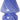 Au Maison - freudige Lampe in Glas - Kobalt