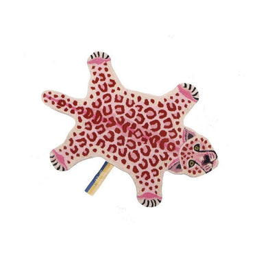 Kleine rosa Leoparden-Decke – Dimsstudio